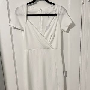 Lulu Eternal Elegance White Maxi Dress- Size M NWT